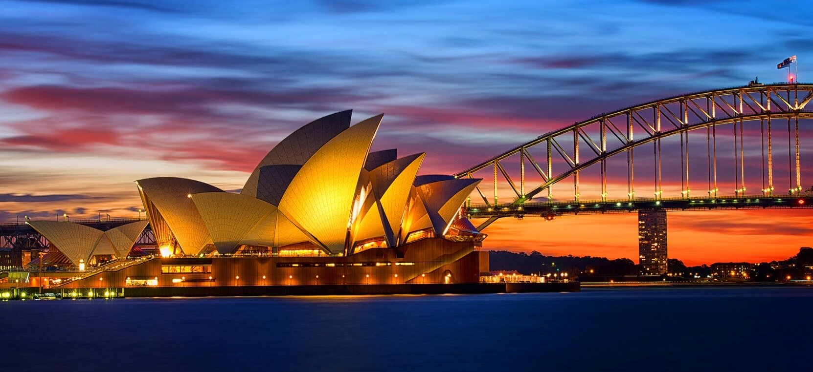 view over sydney fromt the water great place for gambling